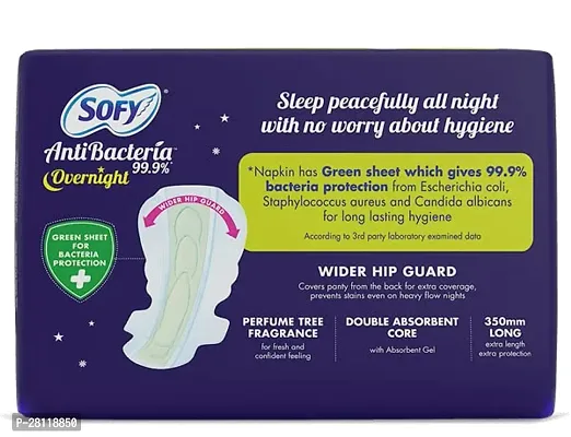 SOFY Antibacteria Overnight XXL 20+20+20 Sanitary Pad Sanitary Pad (Pack of 3)-thumb3