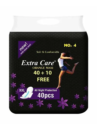 Extra Care Ultra Soft Sanitary Pads - Extra Large Size (40+ 10 Extra Counts)