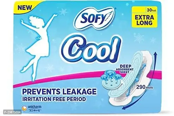 Sofy Cool Extra Long 30 Sanitary Pad (Pack of 1)-thumb0