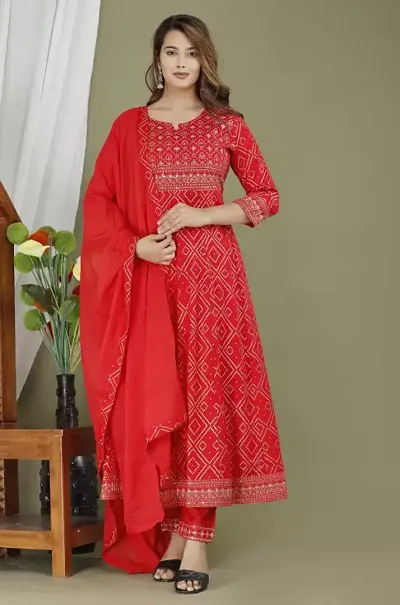 A-Line Banglori Silk Kurta For Women