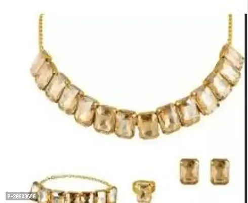 Stylish Women Alloy Jewellery Set Combo Set-thumb0