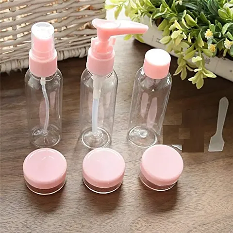 Aryamurti Plastic Portable Travel Cosmetics Bottles Plastic Pressing Spray Bottle for Makeup, Cosmetic, Toiletries Liquid Containers Bottles