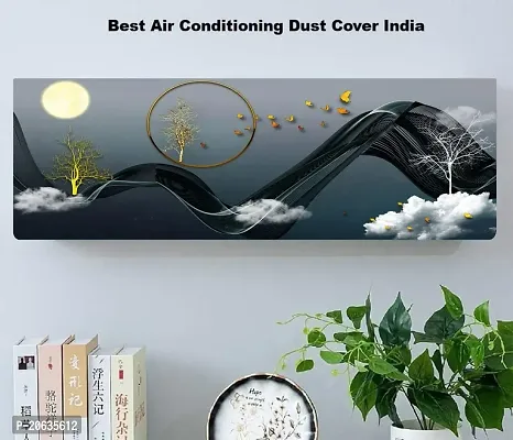 Aryamurti Air Conditioning Dust Cover Folding Moonlight Designer Ac Cover for Indoor Split Ac 1.5 ton (97 x 31 x 21 .5 cm)