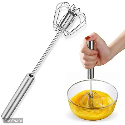 Stainless Steel Egg Beater Scrambler-thumb0