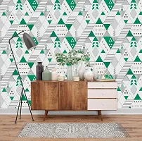 Green Triangle Marble Self-Adhesive Vinyl Paper, Combo-thumb2