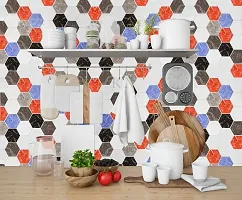 Hexagon Marble Self-Adhesive Contact Paper (60 X 200 Cm) Pack Of 2-thumb3