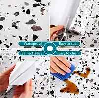 White Dotted Wallpaper - Waterproof, Oil-Proof, Scratch-Resistant Pack Of 2-thumb1