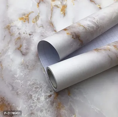 Self-Adhesive Pvc Vinyl, Oil-Proof Marble Wallpaper (60 X 200 Cm)-thumb0