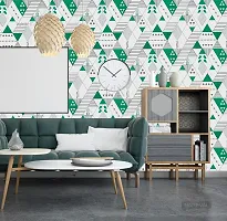 Green Triangle Marble Self-Adhesive Vinyl Paper Pack Of 2-thumb3