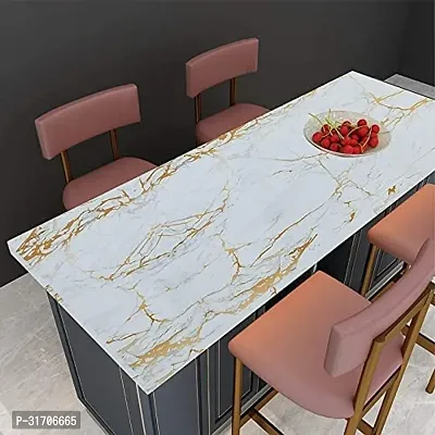 Golden Elegance White And Gold Marble Self-Adhesive Wallpaper, 2 X 25 Feet Combo-thumb2