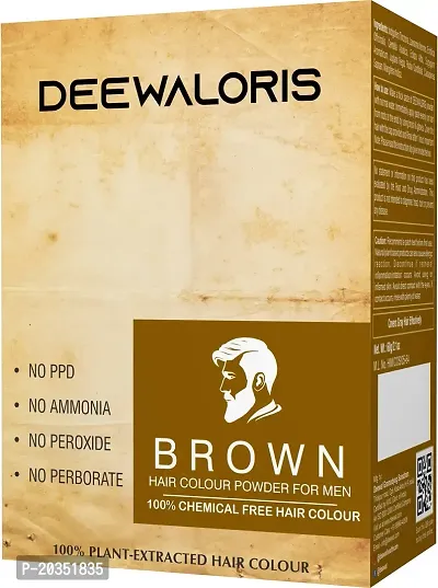 Deewal Oris Hair Colour Powder for Men (Brown Hair)