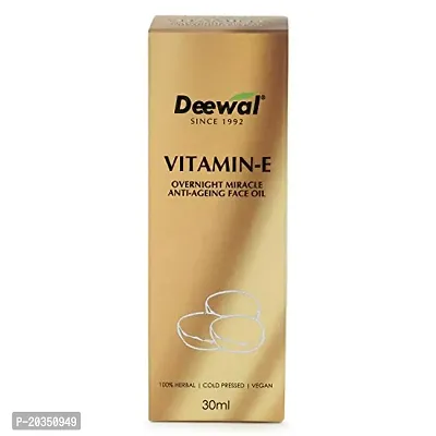 Deewal vitamin-E overnight miracle Anti-ageing Face oil for Men  Women, 30 ml-thumb0