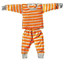 Baby Boys and Baby Girls Winter Wear Thermal T-shirt And Pajama Multicolour Casual Dress Pack Of - 6-thumb1