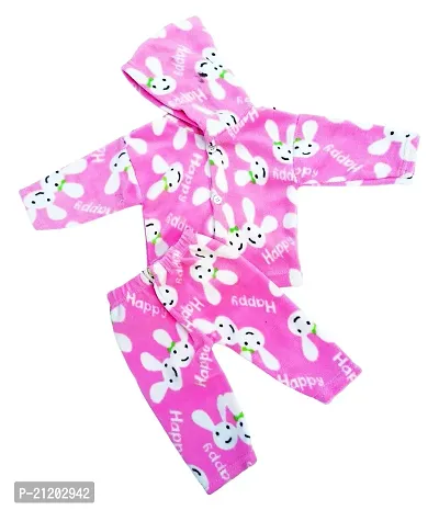 Newborn Baby Boys And Baby Girls Winter Wear Hoodie Jacket pajama Pant Combo Pack Of - 3-thumb2