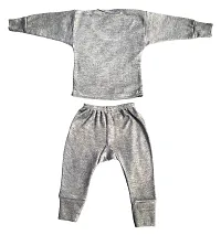 New Born Baby Kids Winter Wear Thermal Set Top and Pajama, Full Sleeve With Rib Combo Pack Of -3-thumb2