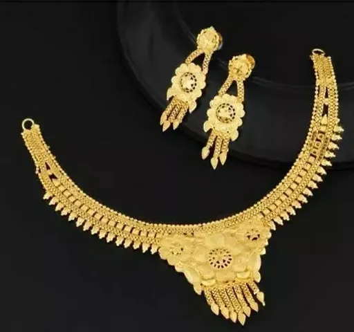 Gold Plated Alloy South Jewellery sets