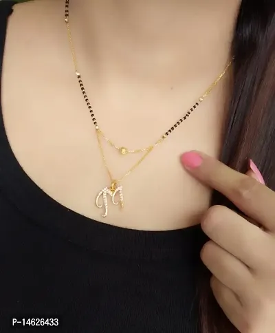 Letter mangalsutra sale