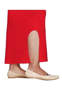 ADINA CLAIM COMFORT Women's Cotton Lycra Saree Shapewear with Drawstring, Saree Shapewear Petticoat for Women, Shape wear Dress for Saree (S, RED)-thumb4