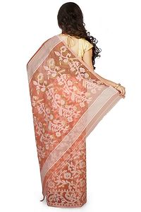 Women Dhakai Allover Soft Flower Jamdani Sarees-thumb2