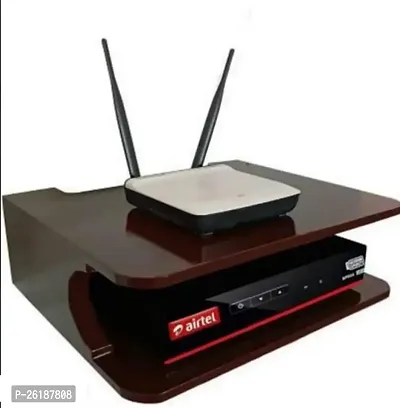 Set Top Box Stand | Wifi Router Holder Wooden Wall Shelves | Setup Box Stand For Home