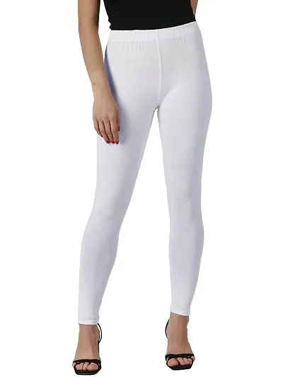 Classic Lycra Solid Leggings for Women