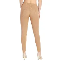 Winter Woolen Ankle Length Legging for Women  Girls ( Pack 1, Beige)-thumb1