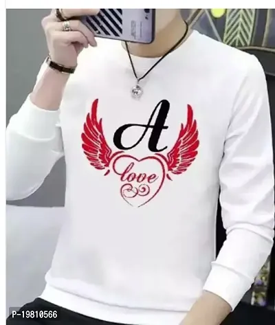 Reliable White Cotton Printed Round Neck Tees For Men-thumb0