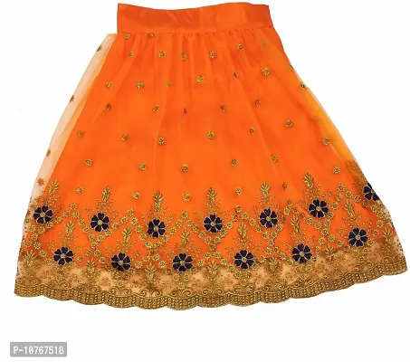 KRITIKA TEX Girl's New Readymade Net lehenga choli and Dupatta set(2-15Years)-thumb3