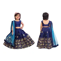 KRITIKA TEX Girls lehenga choli(2-3Years, Blue)-thumb2