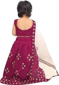 KRITIKA TEX Girls lehenga choli (4-5 Years, Purple)-thumb1