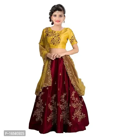 Kids Lehenga Choli Duptta set-thumb0