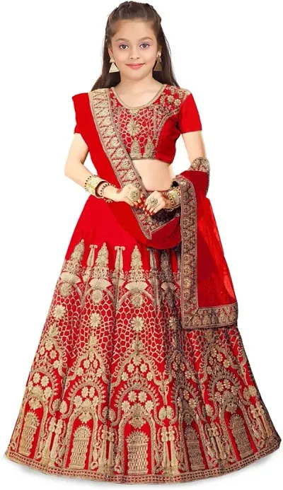 Girls Silk Lehenga Cholis 