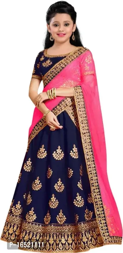 Kids Lehenga Choli Duptta set-thumb0