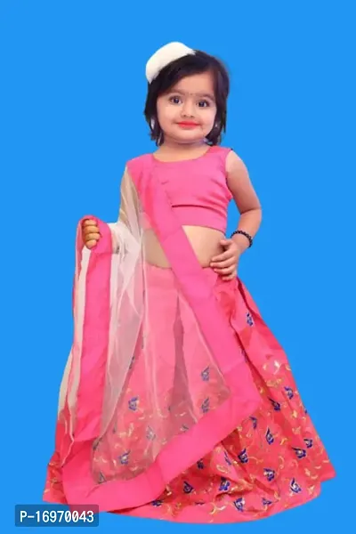 Kids Lehenga Choli Duptta set-thumb0