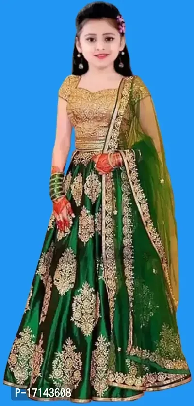 Kids Lehenga Choli Duptta set-thumb0