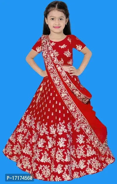 Kids Lehenga Choli Duptta set-thumb0