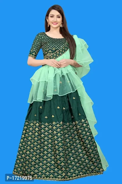 Kids Lehenga Choli Duptta set-thumb0