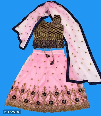 Kids Lehenga Choli Duptta set-thumb0