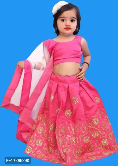 Kids Lehenga Choli Duptta set-thumb0