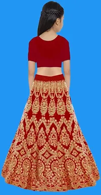 Kids Lehenga Choli Duptta set-thumb1