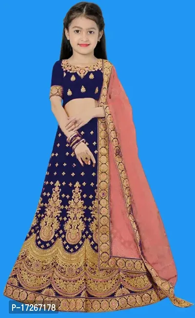 Kids Lehenga Choli Duptta set-thumb0