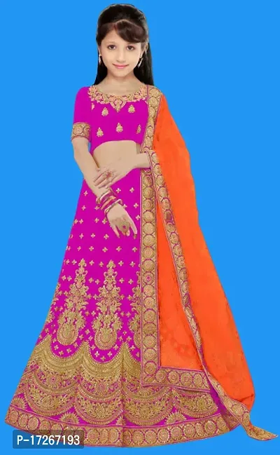 Kids Lehenga Choli Duptta set-thumb0