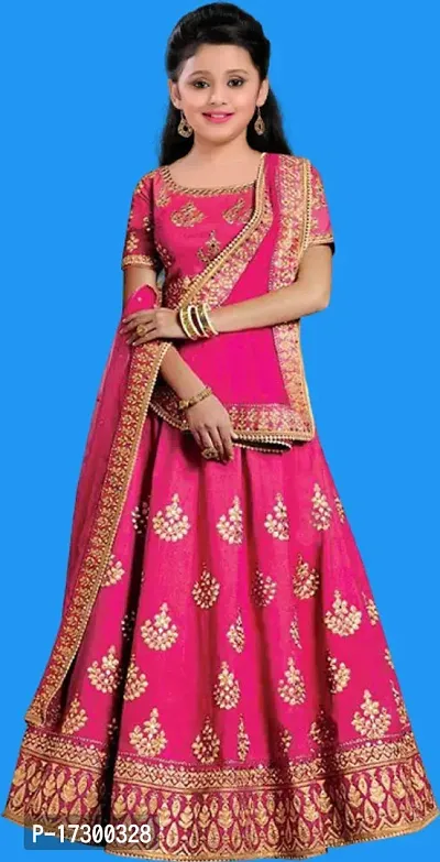 Kids Lehenga Choli Duptta set-thumb0