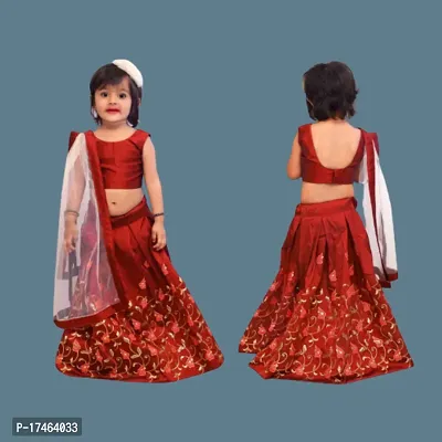 Kids Lehenga Choli Duptta set-thumb0