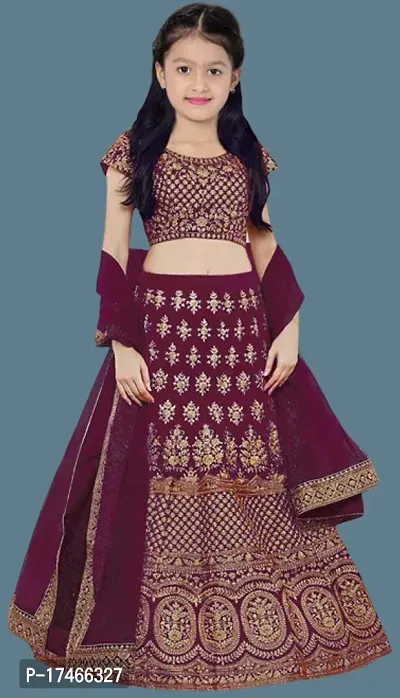 Kids Lehenga Choli Duptta set-thumb0