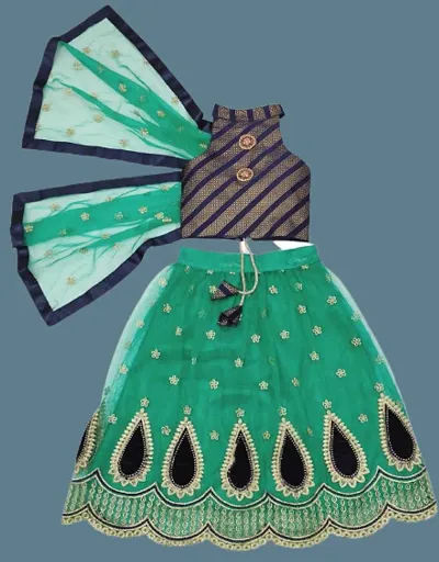 KRISHNAV ENTERPRISE GIRLS READYMADE LEHENGA CHOLI