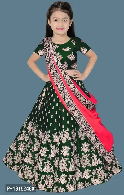 Kids Lehenga Choli Duptta set-thumb0