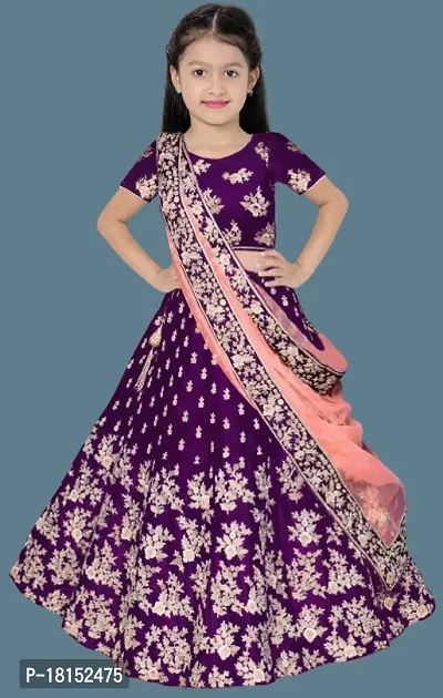 Kids Lehenga Choli Duptta set-thumb0