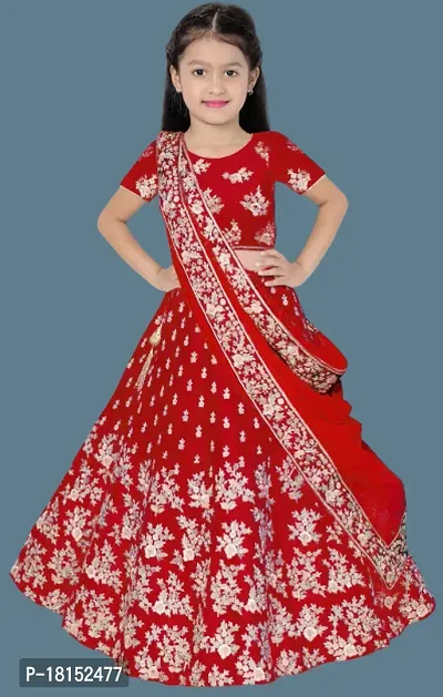 Kids Lehenga Choli Duptta set-thumb0