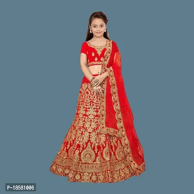 Kids Lehenga Choli Duptta set-thumb0